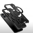 Θήκη για iPhone 16 Pro, θωρακισμένη με βάση και λαβή, μαύρη