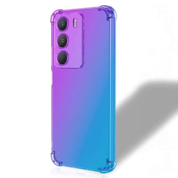 θήκη για το Realme C71, Gradient Dropproof, Μωβ / μπλε