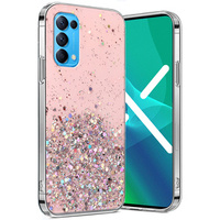 Θήκη για OPPO Reno 5 5G, Glittery, ροζ