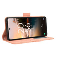 Θήκη με πτερύγιο για TCL 40 NxtPaper, Card Slot, ροζ