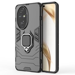 Θήκη για Honor 200 Pro 5G, Kickstand Ring, μαύρη
