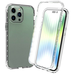 Θήκη για iPhone 14 Pro Max, Shockproof, με μεμβράνη, διαφανής