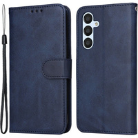 Θήκη με πτερύγιο για Samsung Galaxy A34 5G, Leather Wallet, σκούρο μπλε