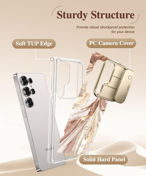 Ανθεκτική θήκη για Samsung Galaxy S25 Ultra – Tongate MECH Series Clip, Μαύρο