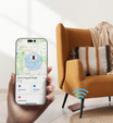 Μαγνητικό πορτοφόλι με τοποθεσία, NFC και βάση για iPhone 16 Pro