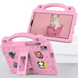 Παιδική θήκη για Samsung Galaxy Tab A7 Lite 8.7 T220/T225, Cute Patterns, με βάση, ροζ