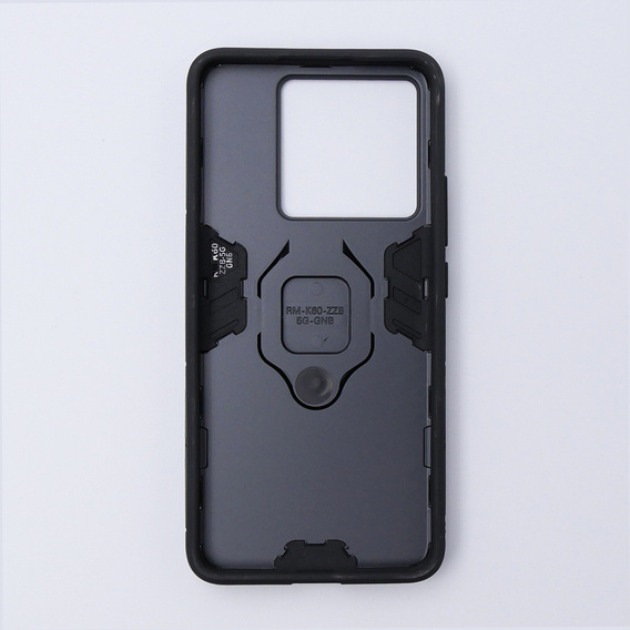 Θήκη για Xiaomi 13T / 13T Pro, Kickstand Ring, μαύρη