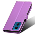 Θήκη με πτερύγιο για Motorola Moto G24 / G24 Power / G04, Wallet Smart Magnet, μωβ
