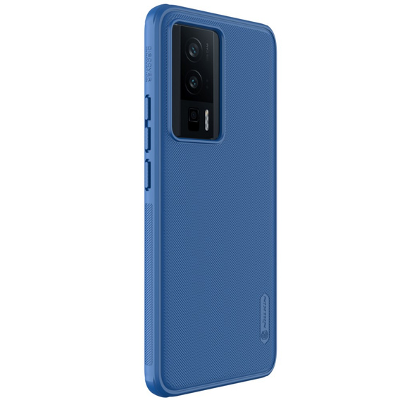 NILLKIN θήκη για Poco F5 Pro 5G, θήκη Super Frosted Shield, μπλε