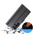 Θήκη με πτερύγιο για Samsung Galaxy S25 Ultra, Carbon LC.IMEEKE, μαύρη