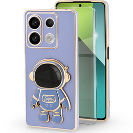 θήκη για το Xiaomi Redmi Note 13 Pro 5G, Astronaut, μπλε + μετριασμένο γυαλί 9H