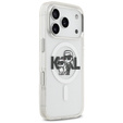 Θήκη Karl Lagerfeld IML Glitter Karl and Choupette MagSafe για iPhone 17 Pro