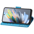 Θήκη με πτερύγιο για Motorola Moto G15 / Motorola Moto G15 Power, Butterfly, μπλε