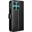 Θήκη με πτερύγιο για Motorola Edge 60 / 60 Fusion, Crazy Horse Wallet, μαύρη