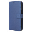 Θήκη με πτερύγιο για Oppo A57 4G/5G, Wallet Smart Magnet, σκούρο μπλε
