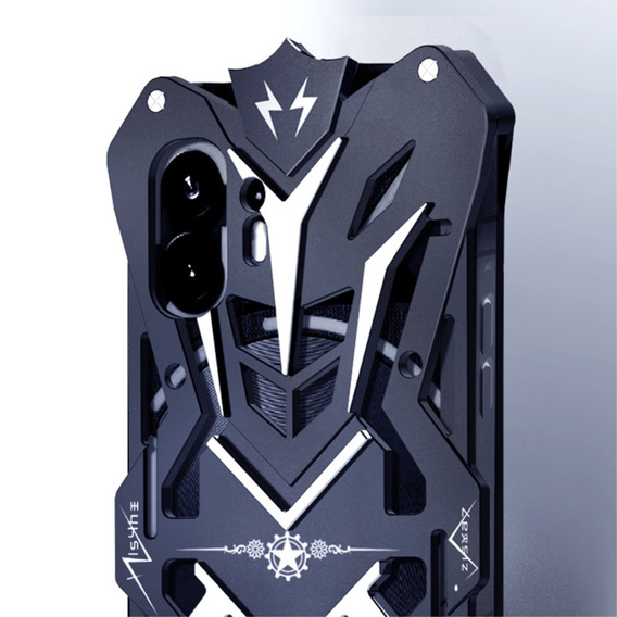 Θωρακισμένη θήκη για Nothing Phone 2, Aluminum Alloy, μαύρη