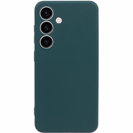 Θήκη για Samsung Galaxy S24+ Plus, Silicone Lite, σκούρα πράσινη