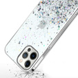 Θήκη για iPhone 13 Pro Max, Glittery, διαφανής