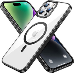 Θήκη για iPhone 14 Pro, ERBORD Hybrid MagSafe Case, μαύρη