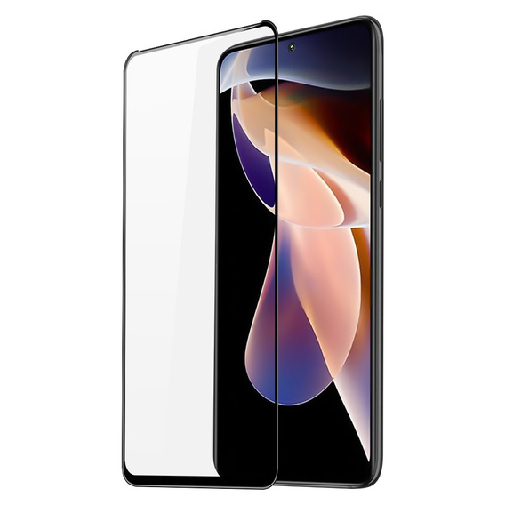 Μετριασμένο γυαλί για Xiaomi Redmi Note 11 Pro 5G, Dux Ducis πλήρη οθόνη, μαύρη