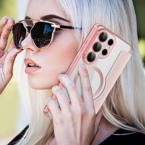 Θήκη με πτυσσόμενο καπάκι RFID Wallet MagSafe με προστασία κάμερας για Samsung Galaxy S26 Ultra