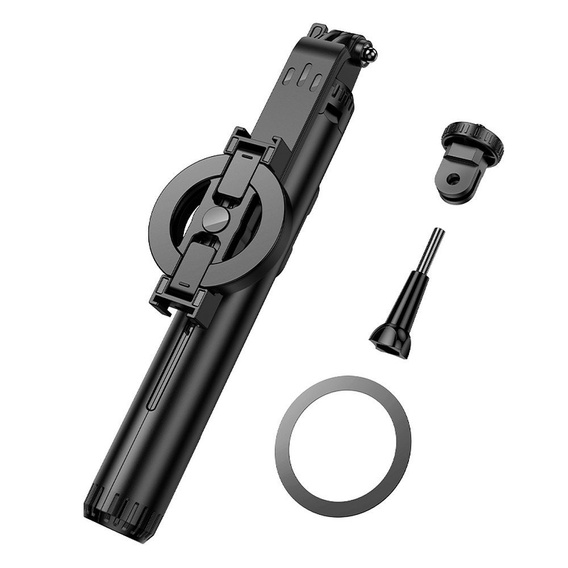 Selfie stick με ασύρματο τηλεχειριστήριο και μαγνητική βάση