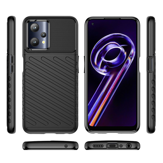 Θήκη για Realme 9 Pro / OnePlus Nord CE 2 Lite 5G, Thunder, μαύρη