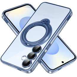 Μαγνητική θήκη για Samsung Galaxy S25, για MagSafe, μπλε