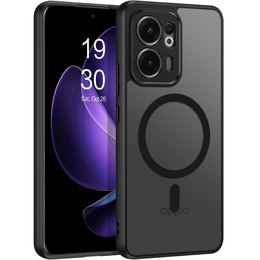Θήκη για Oppo Reno 13F / Oppo Reno 13FS, για MagSafe, ERBORD Μatt Case, μαύρη