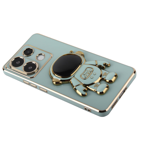 θήκη για το Xiaomi Redmi Note 13 Pro 5G, Astronaut, πράσινη + μετριασμένο γυαλί 9H