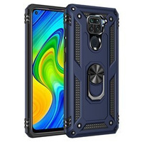 θωρακισμένη θήκη για Xiaomi Redmi Note 9, Nox Case Ring, μπλε