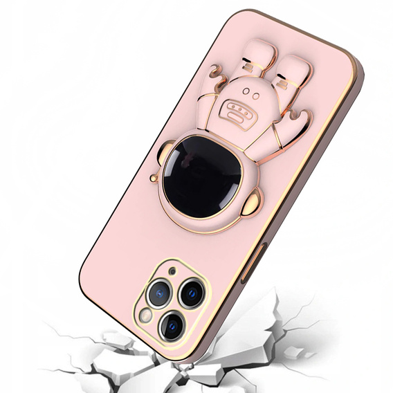 Θήκη για iPhone 14 Pro Max, Astronaut, ροζ rose gold