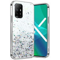 Θήκη για Oppo Reno5 Z / F19 Pro Plus, Glittery, διαφανής