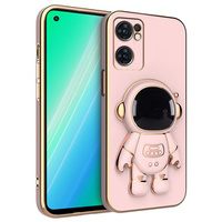 Θήκη για Oppo Reno 7 5G, Astronaut, ροζ