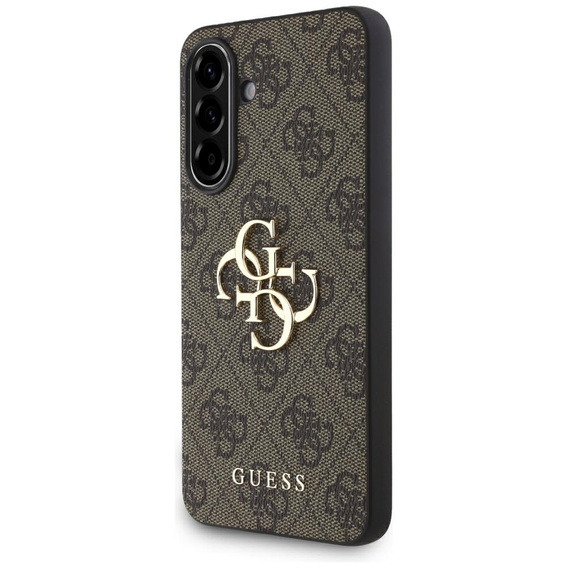 GUESS Θήκη για Samsung Galaxy A56 5G, 4G Big Metal Logo, καφέ