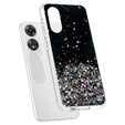 Θήκη για Oppo A78 5G, Glittery, μαύρη