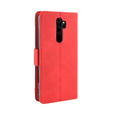 Θήκη με πτερύγιο για Xiaomi Redmi Note 8 Pro, Card Slot, κόκκινη