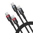 Καλώδιο Baseus Cafule USB-C σε USB-C 100W 1m - σετ 2 τεμαχίων