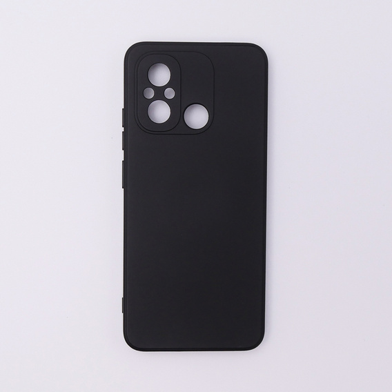 Θήκη για Xiaomi Redmi 12C, Silicone Lite, μαύρη