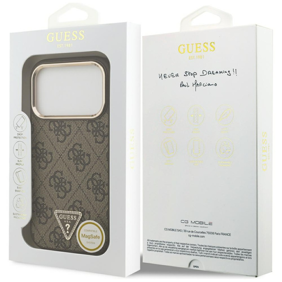 Guess 4G Triangle Logo MagSafe θήκη για iPhone 17 Pro