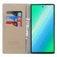 Δερμάτινη θήκη για Samsung Galaxy S23 Plus, ERBORD Grain Leather, μπλε