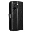 Θήκη με πτερύγιο για Xiaomi Redmi A5, Crazy Horse Wallet, μαύρη