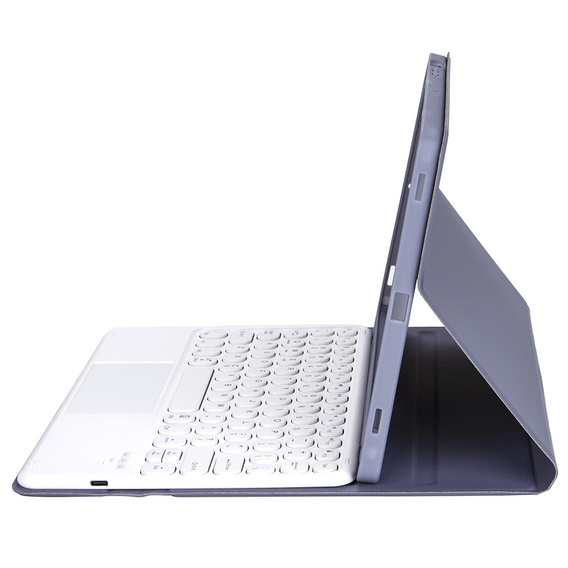 Θήκη + πληκτρολόγιο Samsung Galaxy Tab S6 Lite 2020 P610/P615 / S6 Lite 2022 10.4, Touchpad Pen Slot, μωβ