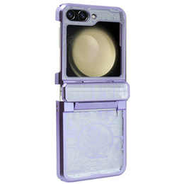 Θήκη για Samsung Galaxy Z Flip 5 5G, Mechanical Legend, μωβ