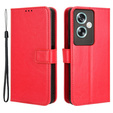 Θήκη με πτερύγιο για Oppo A79 5G, Crazy Horse Wallet, κόκκινη