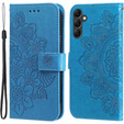Θήκη με πτερύγιο για Samsung Galaxy A14 4G/5G, Mandala Flower, μπλε