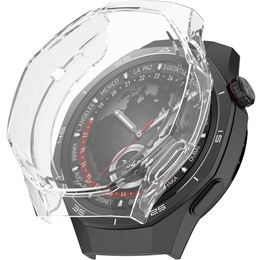 Θήκη 2σε1 με προστατευτικό οθόνης για Huawei Watch GT 5 Pro 46mm, διαφανής
