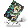 Θήκη για Samsung Galaxy Tab A9 X110 / X115, corgi dog