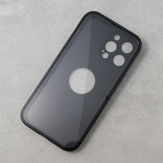 Θήκη για iPhone 13 Pro Max, Dual Glass, για Magsafe, μαύρο