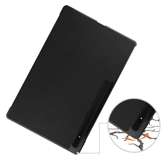 Θήκη για Samsung Galaxy Tab S9 Ultra, Smartcase, μαύρη